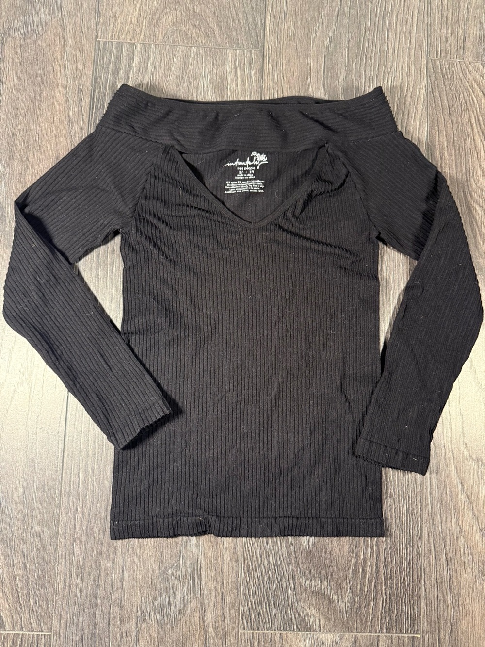 Free People Black Intimately Top